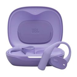 JBL Sense Lite Auriculares inalámbricos Abiertos True Wireless, diseño de Gancho para Oreja, conducción aérea, OpenSound, 32 h de autonomía, Resistencia al Agua/Polvo IP54, Headphones, Violeta