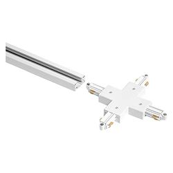 LEDVANCE TRACKLIGHT optionaler Kreuzverbinder, weiß, für die Verbindung von vier Stromschienen, die sich in einem Punkt treffen, modernes, loftartiges Design, für unterschiedliche Anordnungen