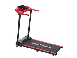 Tapis roulant elettrico pieghevole per casa, motore 1000 W silenzioso, display LED, velocità 1-12 km, con portabottiglie e supporto per tablet