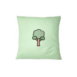 Bona Basics, Funda de cojín Decorativa, decoración del hogar, para sofá, cafetería, Tamaño: 60x60 cm, Color: Verde Claro