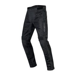OZONE MOTO Dart Motorbroek voor heren, textiel, kniebeschermers, niveau 1, zakken voor heup- en heupbeschermers, grote ventilatie-inzetstukken van mesh, maten tot 10XL, Zwart, 6XL