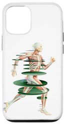 Skeletal System Art Running Marathon Runner Marathoner Case for iPhone 12/12 Pro