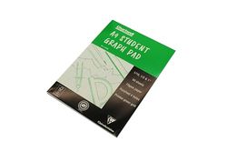 Chartwell Student Graph Pad 70gsm 0.1inch 0.5inch 1inch Grid 50 Sheets A4 Green Cover Ref J104B [Pac