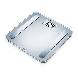 Beurer BF 183 Báscula diagnóstica, análisis corporal preciso para hasta 10 personas, medición de peso, grasa corporal, IMC, porcentaje muscular y edad metabólica, gran pantalla XL, hasta 180 kg