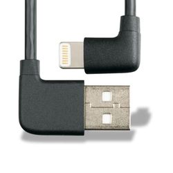 MonkeyLink Unisex – volwassenen ML-ChargingCable USB-C naar Lightning 30cm, zwart, 30 cm