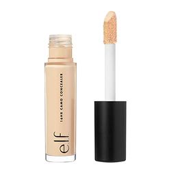 e.l.f. Corrector de camuflaje de 16 horas, cobertura completa y altamente pigmentado, acabado mate, medio cálido, 0.203 onzas líquidas (6 ml)