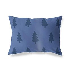 BonaMaison Fundas para Cojínes, Azul Funda de Almohada para Sofá Coche Silla Oficina Cama Decorativa Moderna Decoración del Hogar, 35x50 Cm - Diseñado y Fabricado en Turquía