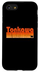 Tonkawa, Oklahoma Retro 80s Style Case for iPhone SE (2020) / 7 / 8