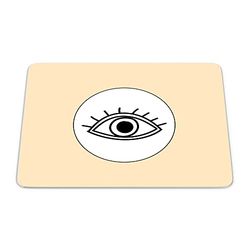 Bonamaison, Rectangle Pop Art Digital Printed Mouse Pad, Non-Slip Base, for Office and Home, Size: 22 x 18 cm