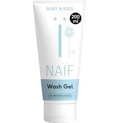 Naïf Gel Limpiador Para Bebés, Suave para todo tipo de pieles, Vegano, 200ML