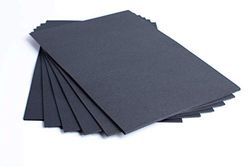 House of Card & Paper A5 160 GSM Card - Black Card (Pack of 100 Sheets)