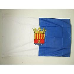 AZ FLAG - Drapeau Province d’Alicante - 150x90 cm - Drapeau Alicante En Communauté Valencienne 100% Polyester Avec Fourreau et cordelette - Pavillon 110 g