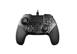 KROM KAISER Gamepad com cabo, projetado para competição, Joystick e gatilhos analógicos, alavancas traseiras configuráveis, compatível com PC, PS3 e PS4
