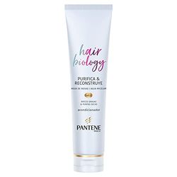Pantene Pro-v Hair Biology Purifica & Reconstrui condicionador Ml, para raízes gordas e pontas secas, várias cores, banana, 160 milímetros