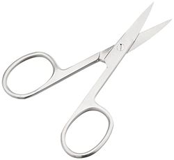 Gima 26871 - Nail Scissors, Straight/Sharp Tip, Made of Stainless Steel, for Manicure and Pedicure, Lenght 9 cm