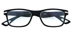 prontoleggo Lunettes de lecture prontoleggo mod. Rubber Noir – éclairantes + 3,50 – 1 pièce