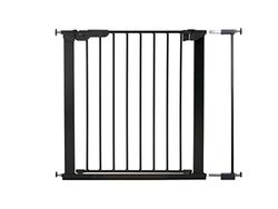BabyDan Premier, Trappskydd för fastspänning, 79,5–86,5 cm, dörrskyddsgaller/avstängningsgaller/babygaller/säkerhetsgaller, metall, svart, tillverkat i Danmark (hundgaller)
