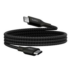Belkin BoostCharge Cavo di alimentazione da USB-C a USB-C, cavo di ricarica rapida con 240 W di Power Delivery, certificato USB-IF per MacBook, Chromebook, Samsung Galaxy, iPhone 15 e altri, 1 m, nero
