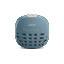 Bose Enceinte Bluetooth SoundLink Micro : Petite Enceinte Portable étanche avec Microphone, Bleu Ardoise