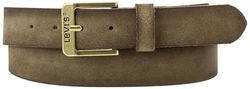 Levi's Free Suede, Cinturón Hombre, Verde (Olive), 80