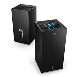 Routeur Gaming 5G Acer Connect X7 WiFi 7, Jusqu'à 3.5Gbps, Faible Latence 1ms, Compatible Intel® Killer™ Prioritization Engine, NanoSim