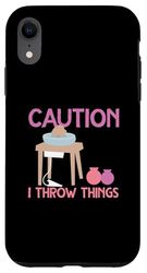 Pottery Clay Throwing Design Case for iPhone XR