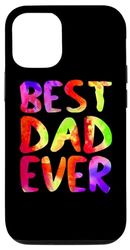 Carcasa para iPhone 14 Best Dad Ever Watercolor For Daddy Funny Fathers Day