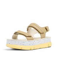 Camper Oruga Up Sandal voor dames, medium beige, 36 EU, medium beige, 36 EU