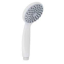 Gedy G-Easy 03 Pommeau de Douche 1 Jet en ABS avec Finition Blanche, Unica