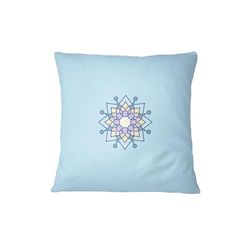 Bona Basics, Funda De Cojín Decorativa, Funda De Cojín Decorativa, Decoración del Hogar, para Sofá, Cafetería, Tamaño: 45X45 Cm, ​​Color: Azul Claro
