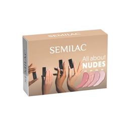 Semilac All About Nudes - Set UV