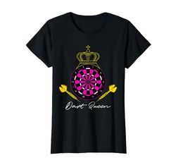 dart queens darts queens women who love darts funny design T-Shirt