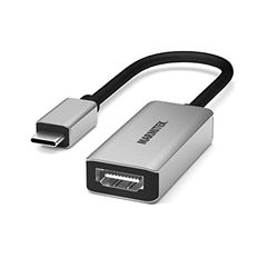 Cable Adaptador USB C a HDMI 4K60 - Marmitek UH20 - Conexión Thunderbolt 3 al Puerto HDMI - Conecte su MacBook/Chromebook a un televisor o Pantalla - HDR - HDMI 2.0b - Convertidor USBC