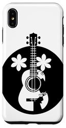 Ukulele Disegno Cavaquinho Musica hawaiana Custodia per iPhone XS Max