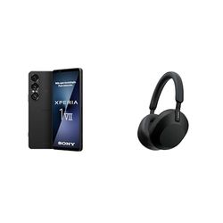 Sony Xperia 1M7 Negro + Cascos WH-1000XM5 Negro Potencia Premium para los Amantes del vídeo y la música