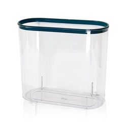 ASelected Pattumiera sottile, 12 l, in plastica trasparente, per bagno, cucina, ufficio