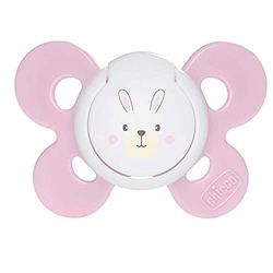 Chicco Physio Comfort Chupeta de silicone para 0-6 meses, cor-de-rosa