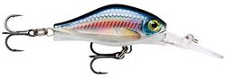 Rapala Shadow Rap Fat Jack fiskedrag - fiskeutrustning med plastkonstruktion - flytande sötvattensfiskedrag - simdjup 3 m - storlek 4 cm/4 g - levande blekmedel