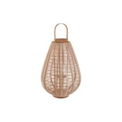 PORTAVELA MADERA LINO 38X38X56 MARRON