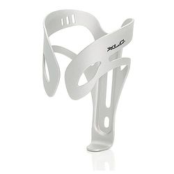 XLC Unisex – drinkfles voor volwassenen aluminium BC-A04 flessenhouder, zilver/mat, 15 x 7,6 x 7,6 cm