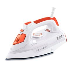 Ufesa Steam Tech 2800 Stoomstrijkijzer, 2800W Vermogen, Max. 180gr Turboboost en 0-30gr/min Stoomopbrengst, Keramische Zool, Stoom of Droog strijken, Drievoudig Anti-Kalk-systeem, Anti-Drip