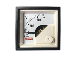 RS PRO Analoge voltmeter AC analoge weergave / 1%, 45mm, 45mm, 54 (