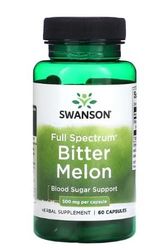 Swanson Bitter Melon, 500 mg - 60 Caps, Support for Blood Sugar & Digestion