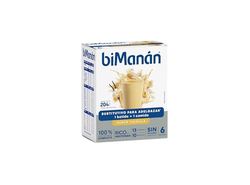 BIMANÁN - BATIDO SUSTITUTIVO SABOR VAINILLA - para Ayudarte a Controlar tu Peso - 1 Batido Equivale a una Comida y Proporciona 206 Calorías - 6 Unidades - 330g