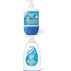 QV Happy Skin, Happy Baby Bundle, essentials and gifting: Baby Gentle Wash500g,Cream500g