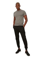 Trendyol Black Male Regular Fit Tracksuits trainingsbroek XXL heren, zwart., XXL