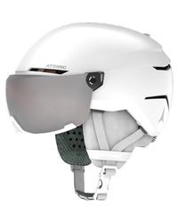 ATOMIC Savor Visor JR Casque Jeunesse, Mixte, Blanc, 48/52 cm