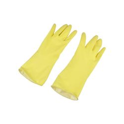 Homéa, 1 Paire de Gants Ménage Latex Taille S 29 x 9 x 11 cm Jaune