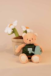 Doudou Botanique - Ours jardinier 28 cm