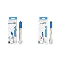 Sanavita Test di Gravidanza - Test Autodiagnostico pratico e veloce con risultato in soli 5 minuti - 50142 (Confezione da 2)
